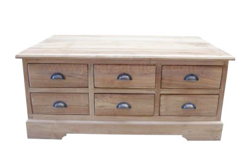 COFFEE TABLE WITH STORAGE 12 DRAWERS